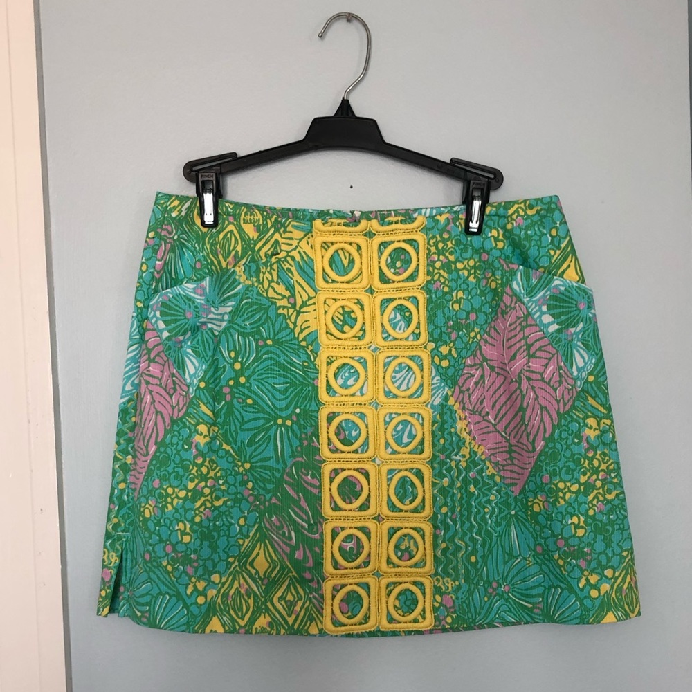 Lilly Pulitzer Marigold Skort in“Sundance”pattern